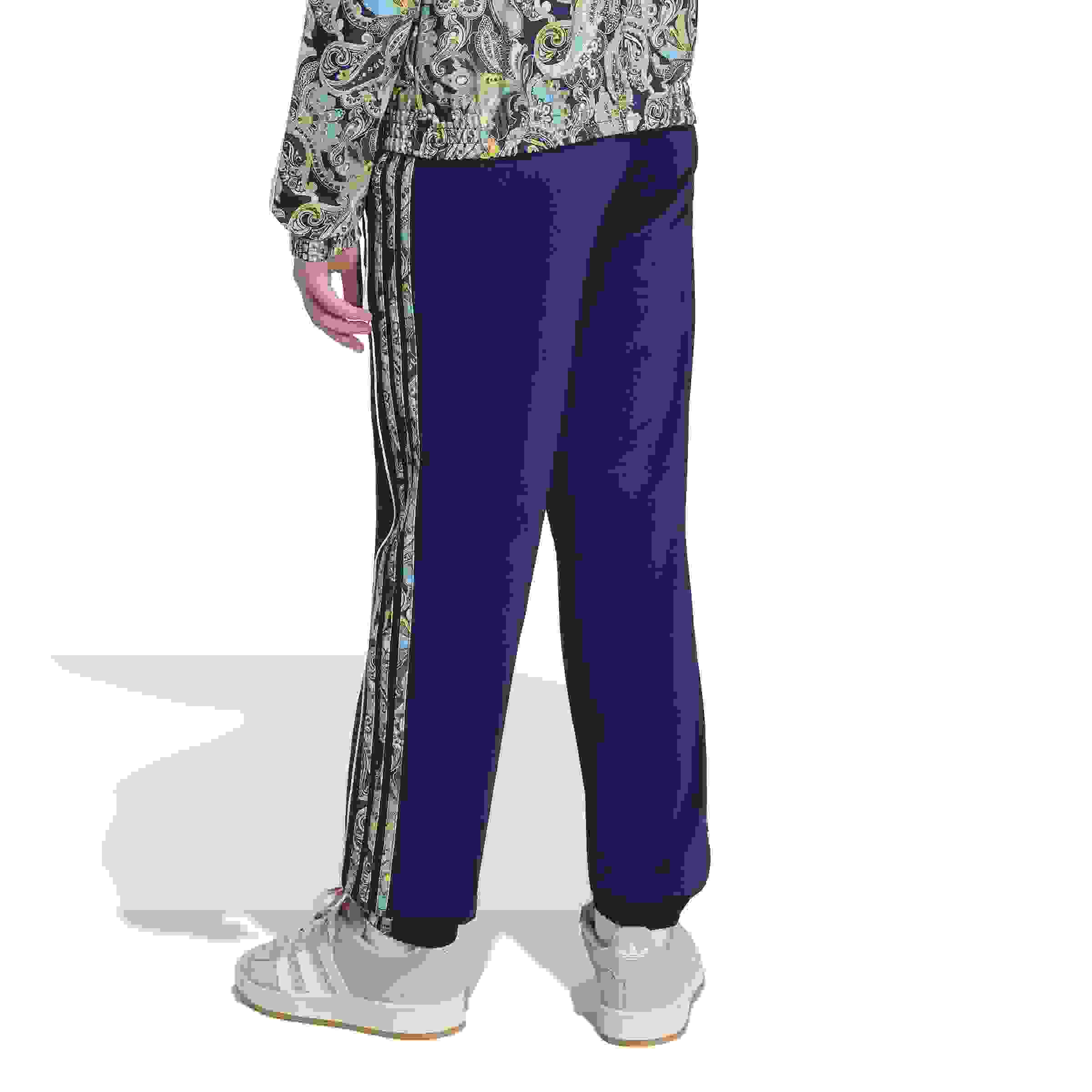 adidas Originals Loose Paisley Big Girls' Navy Track Pants